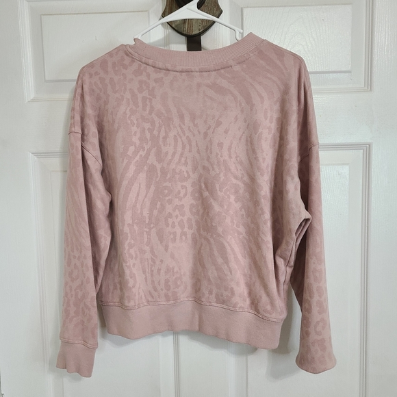 Calvin Klein Woman's Pink Long Sleeve Crewneck Sweatshirt, Size: Small - Picture 10 of 14